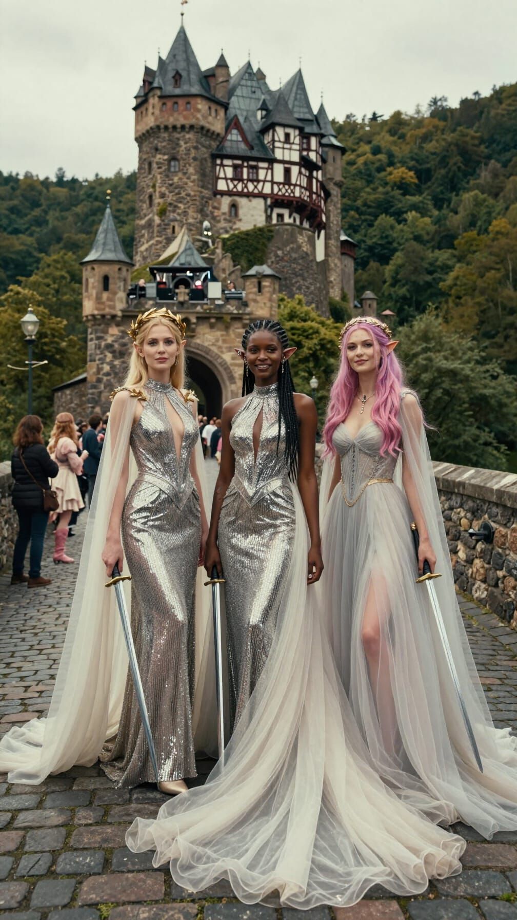 Elven Warrior Queens Ascend to Eltz Castle