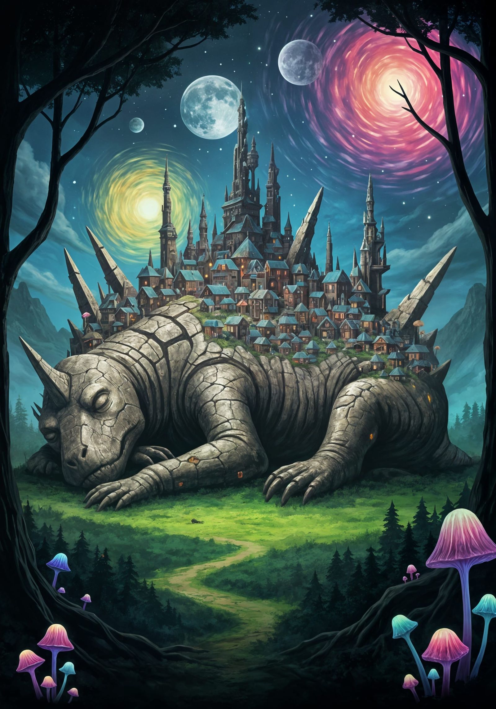 Lost City Built on Sleeping Giant in Enchanted Forest