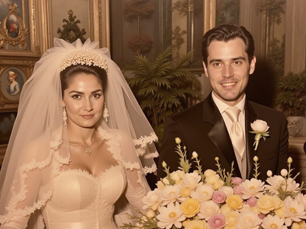 Mom and Dad on Wedding Day