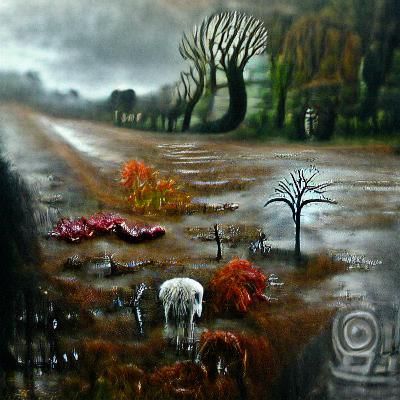 Autumnal Landscape in Golden Light