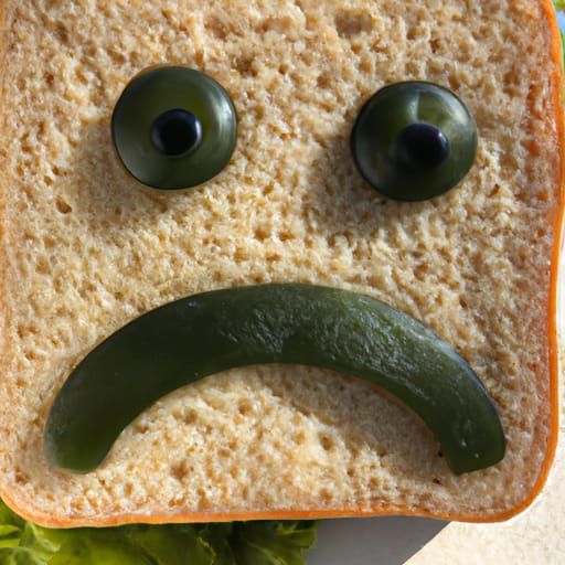 Sad Sourdough Sandwich: A Culinary Still Life