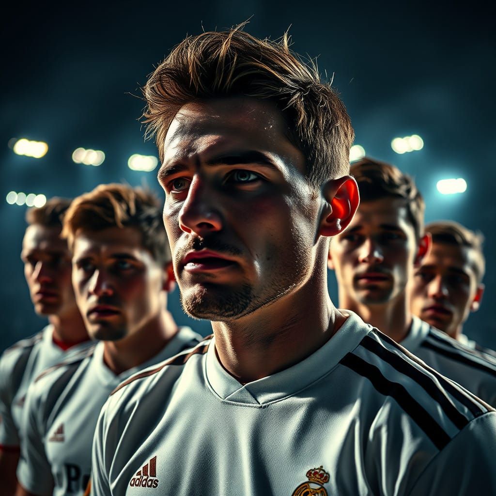 Real Madrid Team in Hyperrealistic Glory