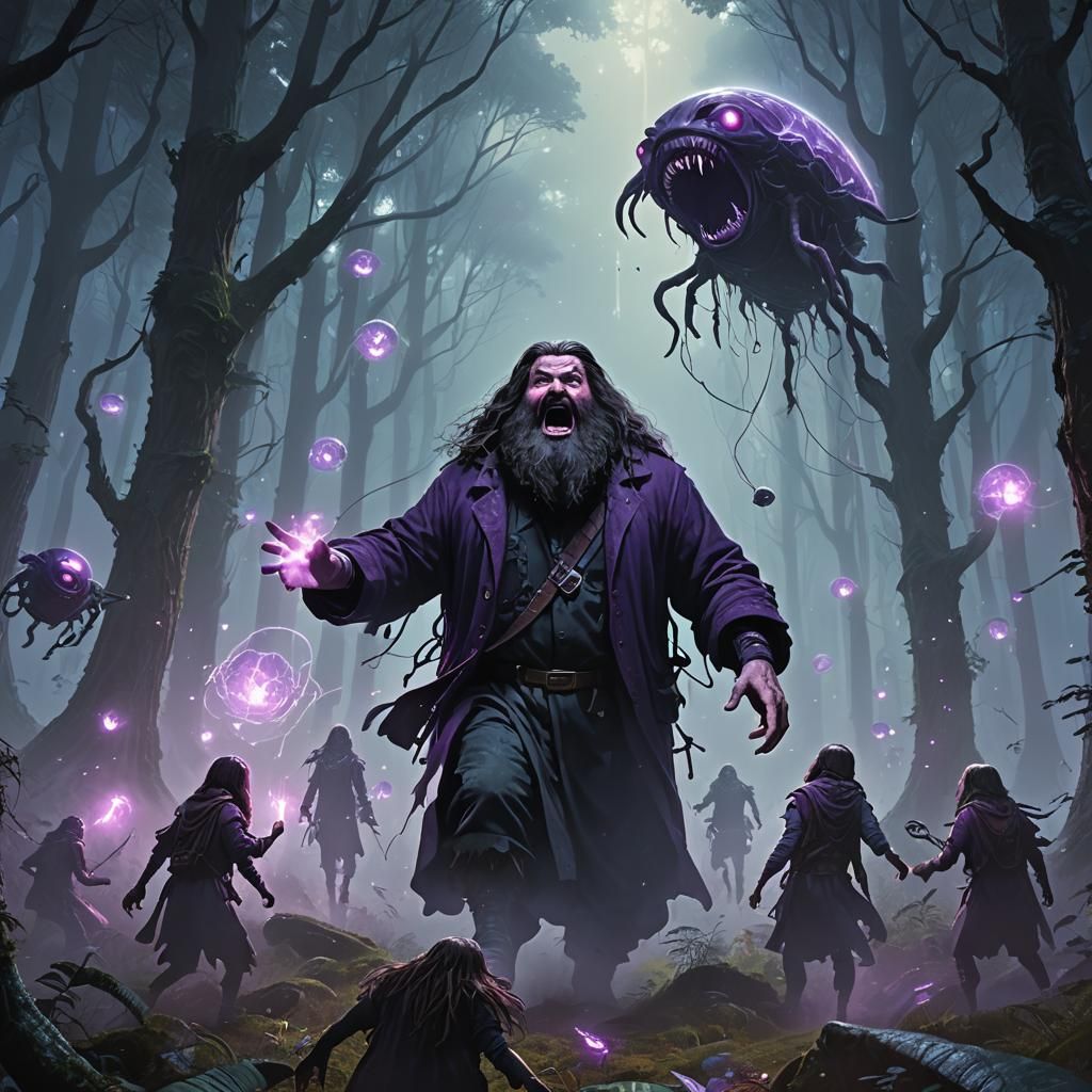 Hagrid's Abduction: A Sci-Fi Anime Concept