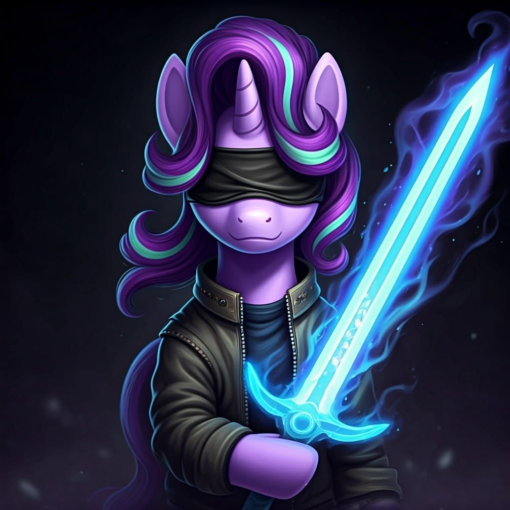 Pony Phantom Swordsman with Ghost Blade