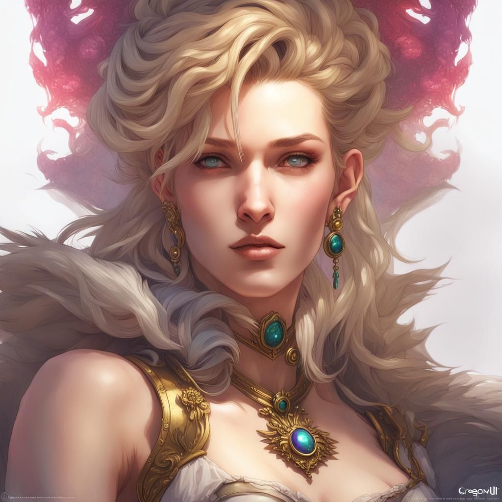 Celes Contemplates Love: Artstation Portrait