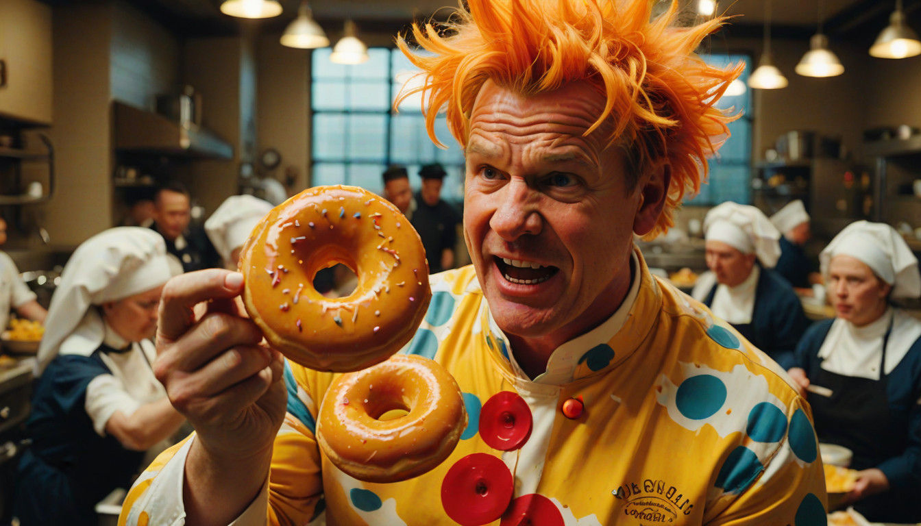 Gordon Ramsay, Clown Chef in Kitchen Mayhem
