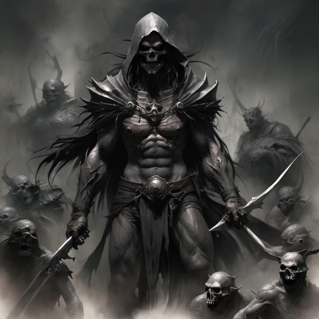 Grimdark Image in a Gothic Style