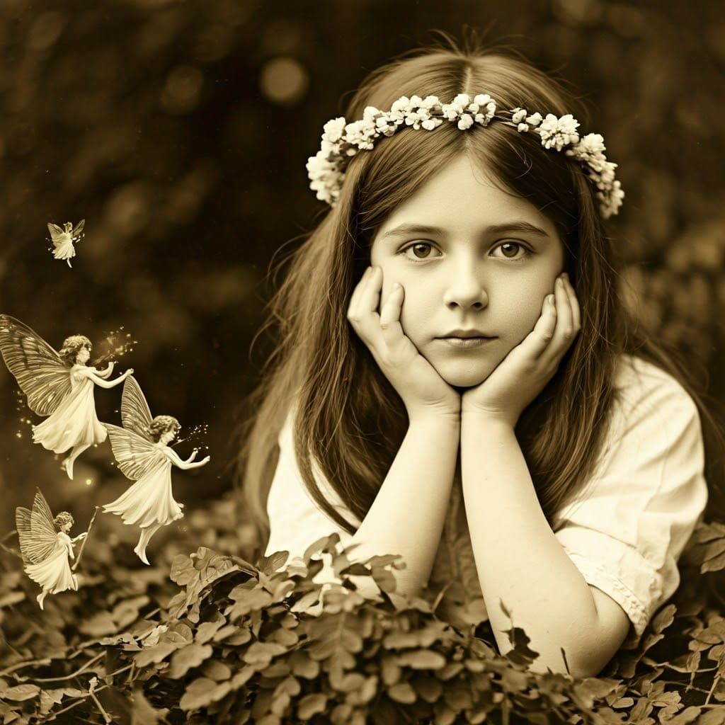 Cottingley Fairies hoax re-imagined