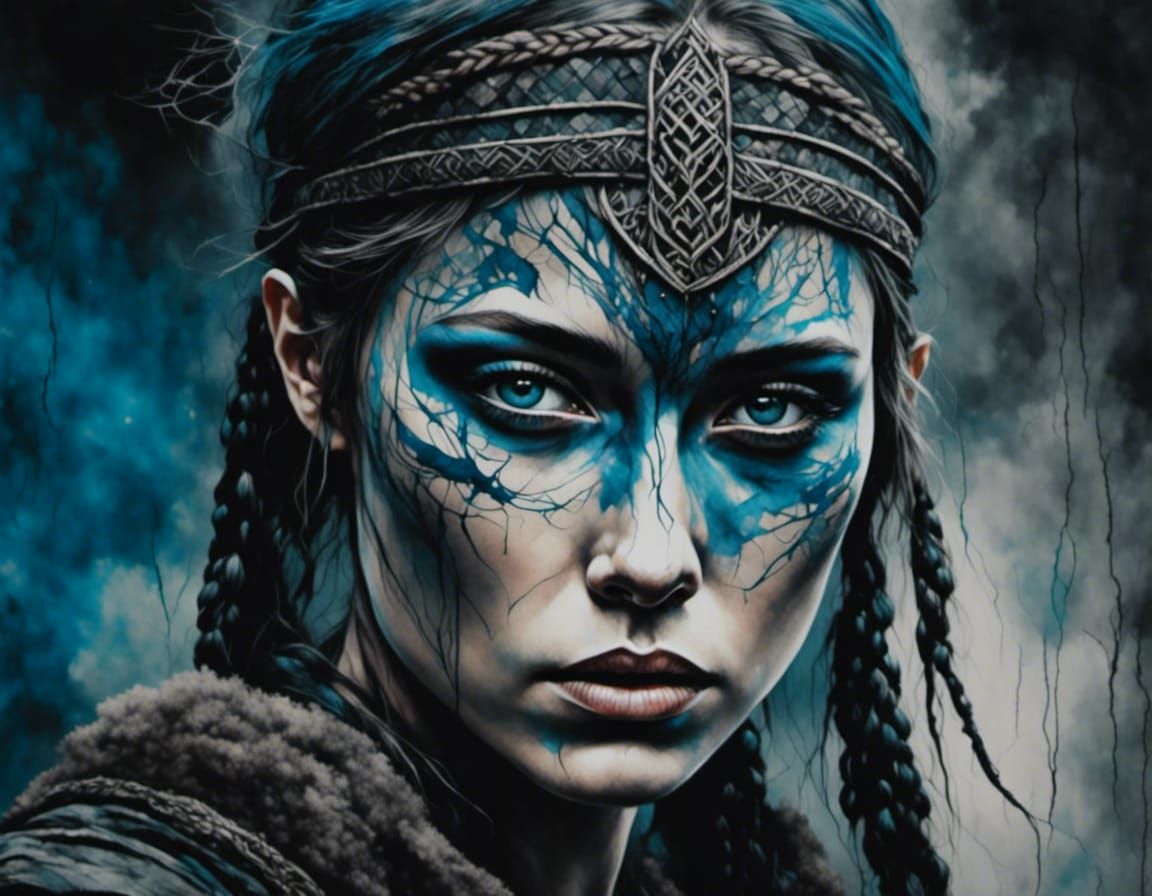 Viking Pictish Tribal Warrior Woman