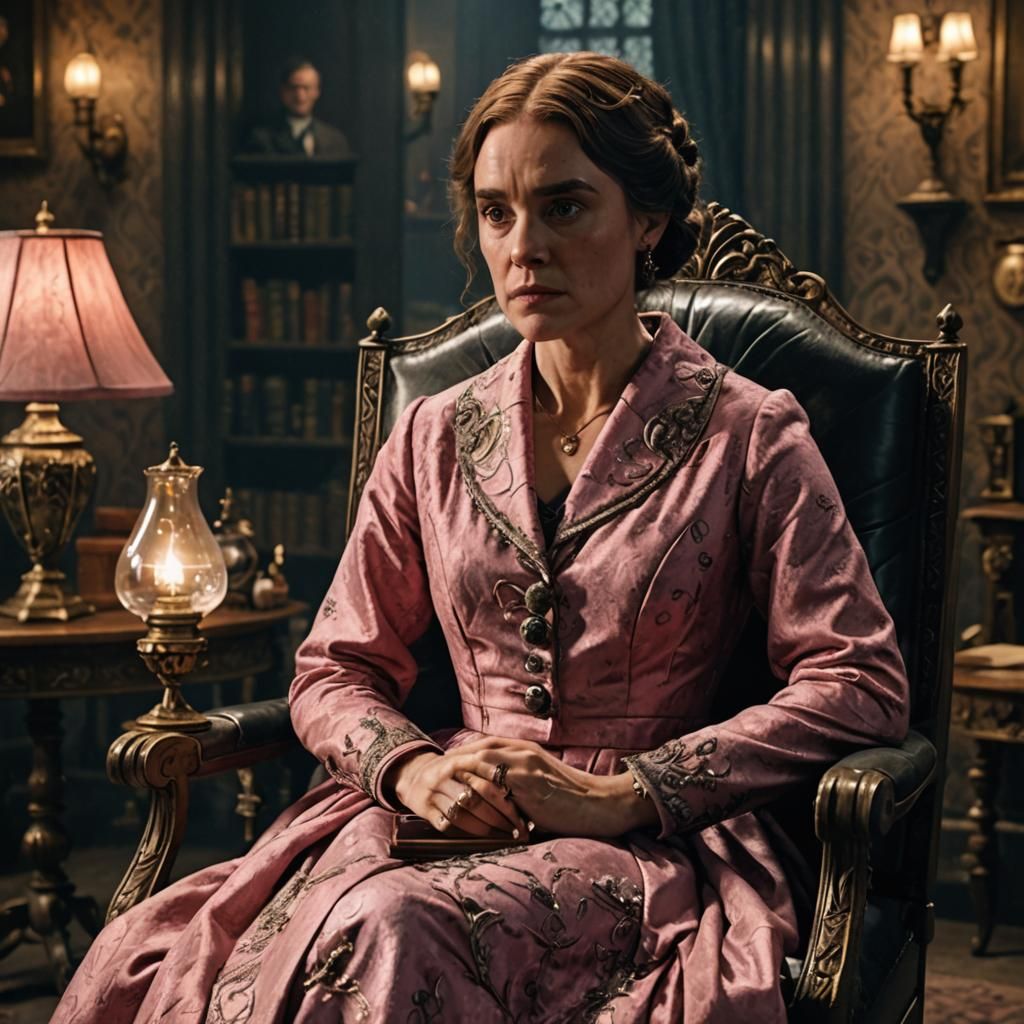 Ornate Woman in Harry Potter Style Setting