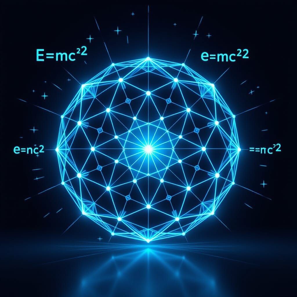 Pulsating Neon Sphere in Synthwave Style