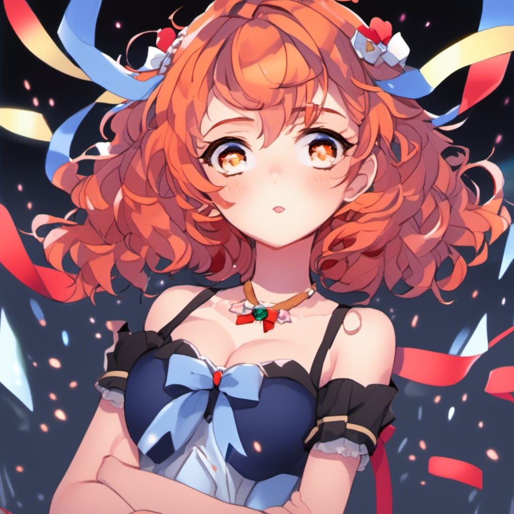 Anime Portrait of a Cute Woman in DreamUnreal Style