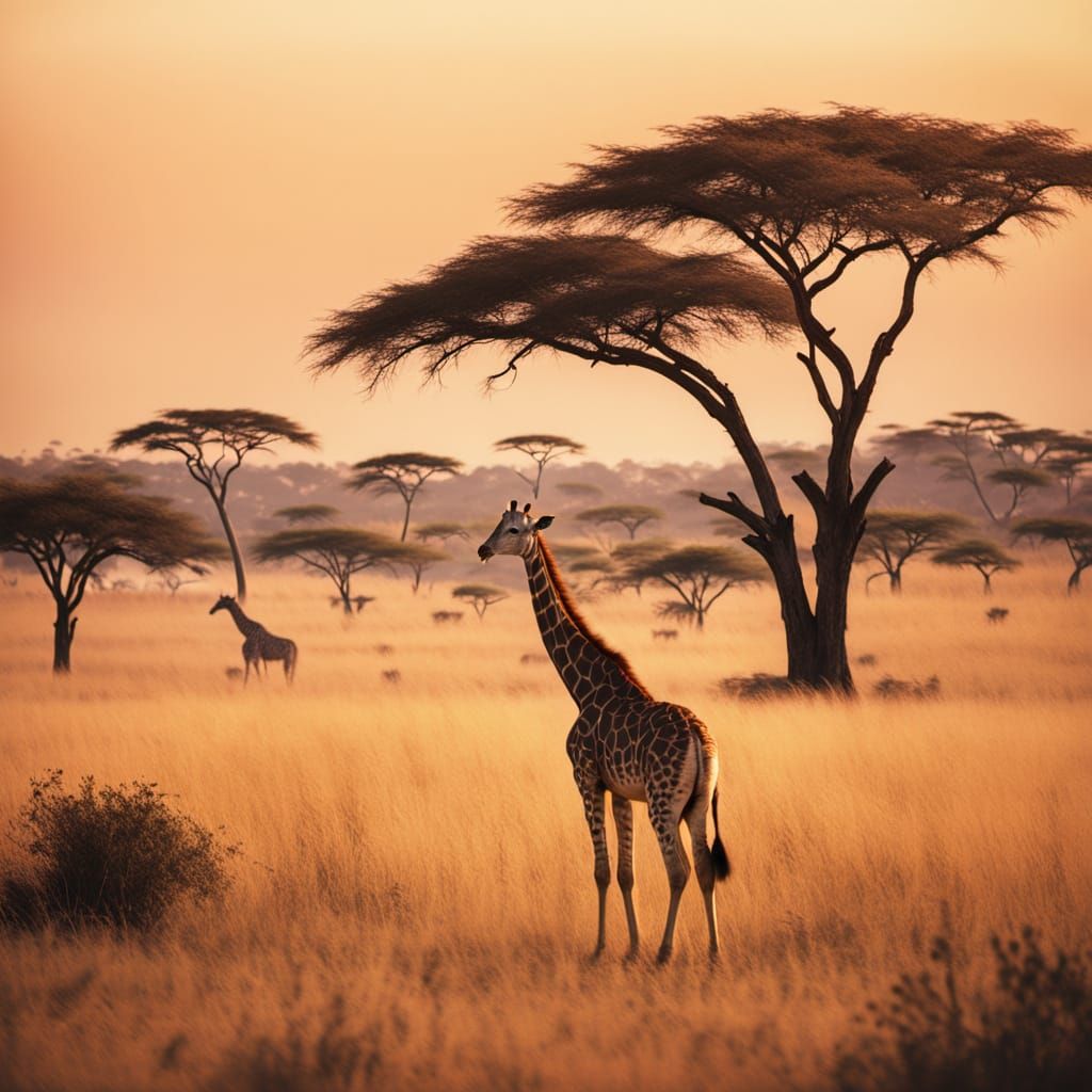 Safari Guide in Warm Golden Light