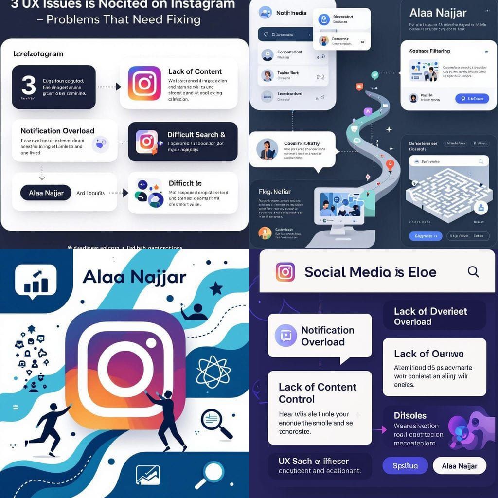 UX/UI Design Principles: Instagram Issues & Solutions