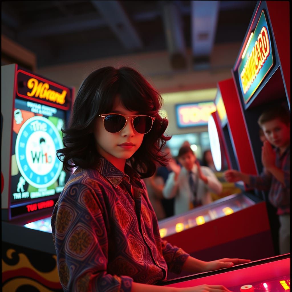 Teenage Pinball Wizard in 1960s Style