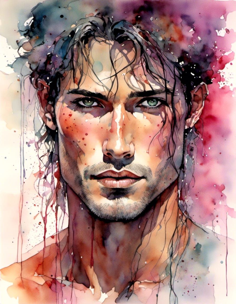 Delicate Portrait of Universal Love