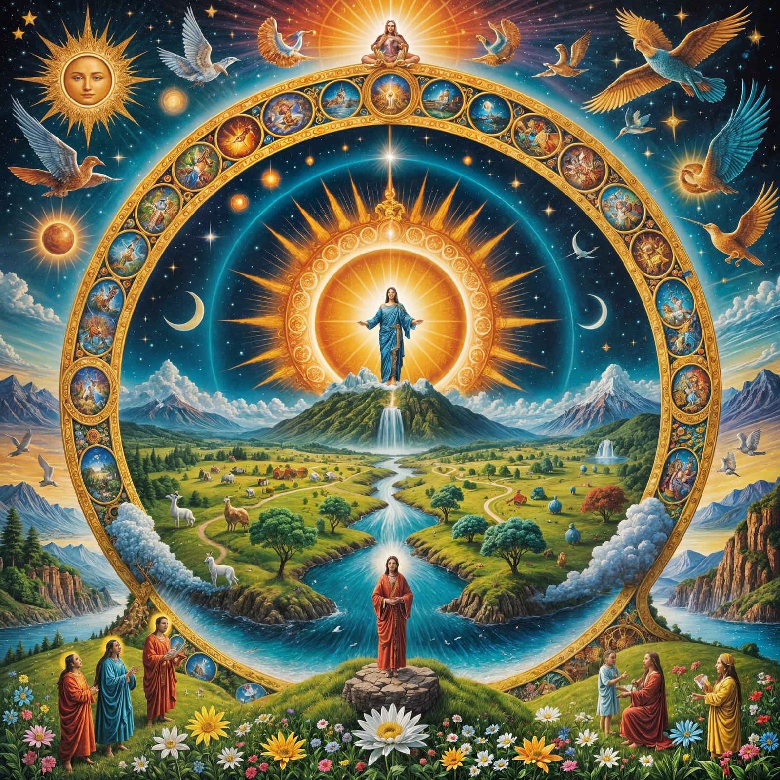 Divine Meaning of Life in Glorious Imagery