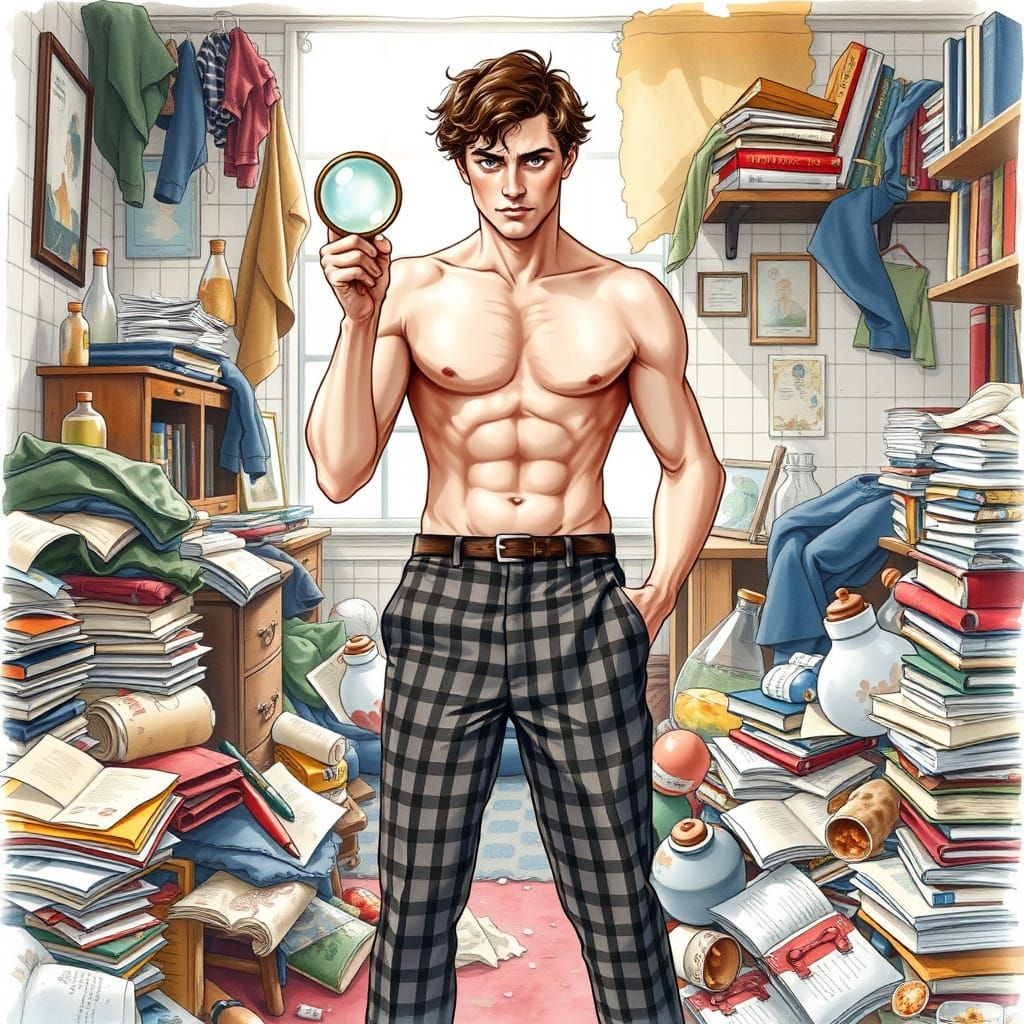 Sherlock Holmes in a Chaotic Bedroom Study
