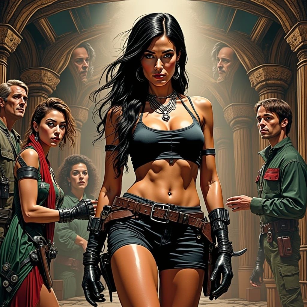 Tomb Raider Inspired Adventurer with Snap Crackle Pop Effect