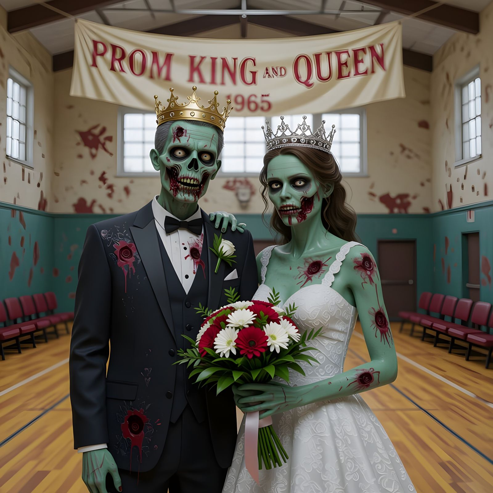 Zombie Prom King and Queen 1965
