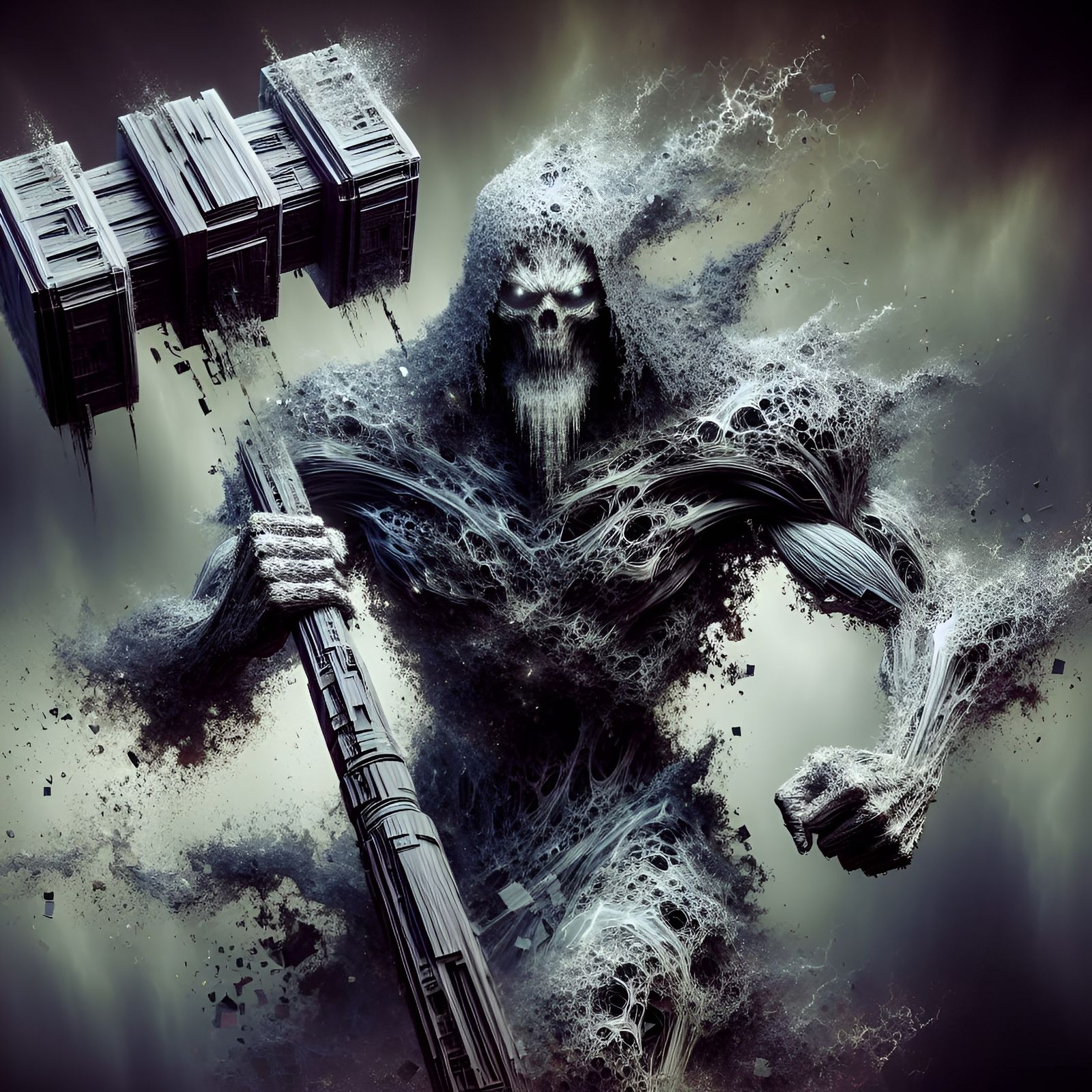 PolygonMan Unleashes Judgment in a Chaotic Fractalized Realm