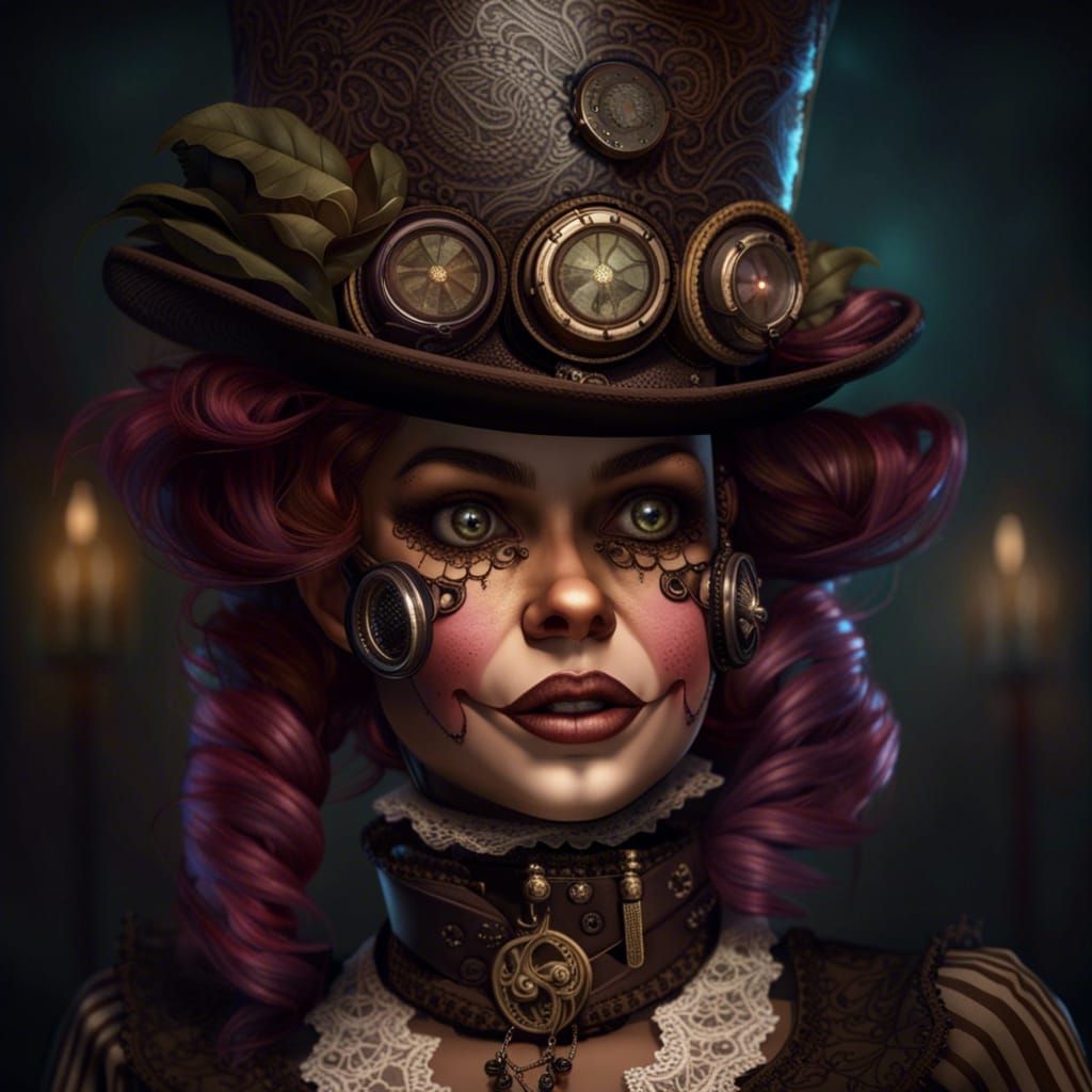 Steampunk Ventriloquist Doll