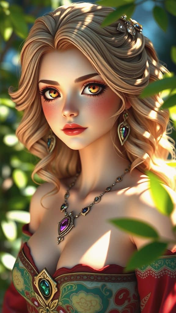 Lucy Heartfilia Portrait with Expressive Eyes