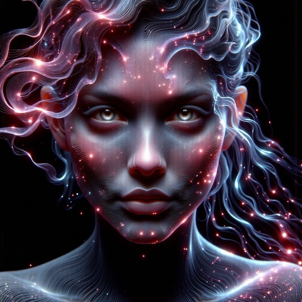 Spectral Echo in Elegant Cursive Script