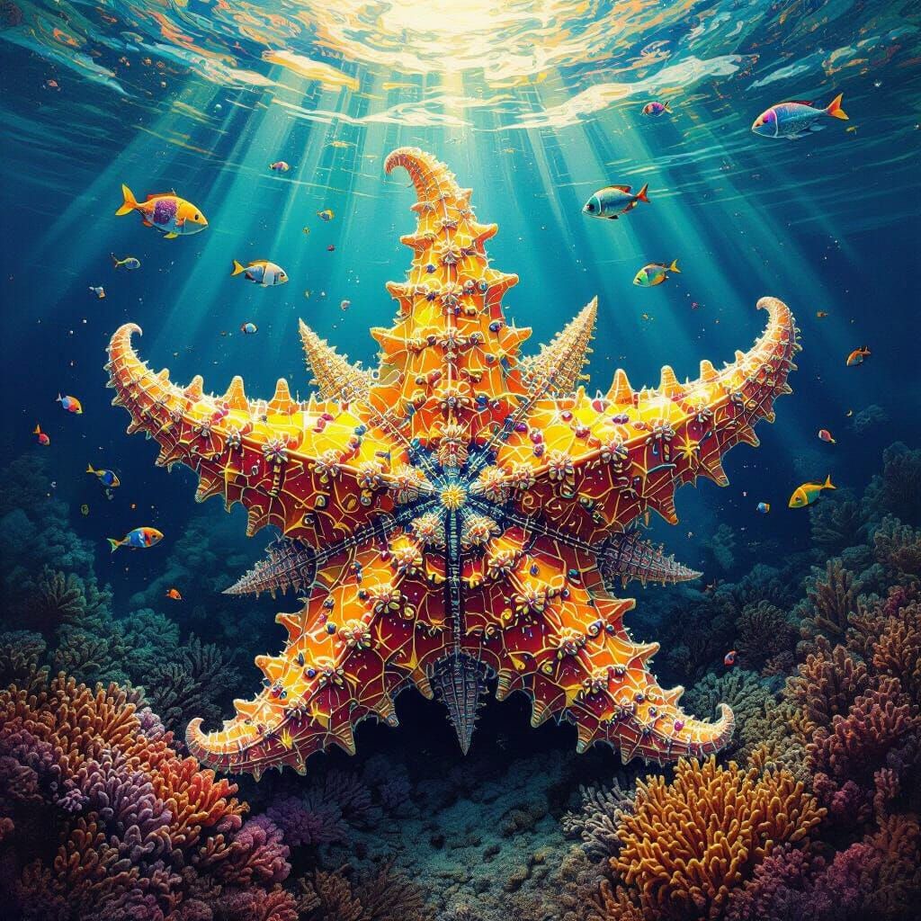 Abstract Surrealism: Submarine Traction and Starfish