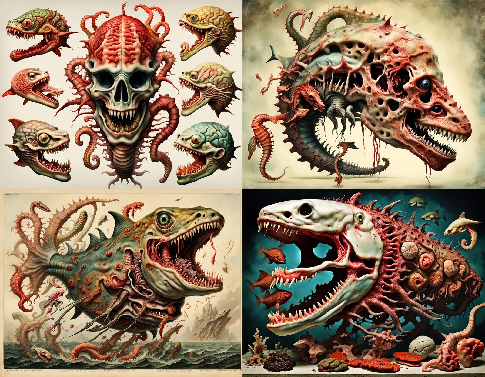 Horrific Shark Seahorse Hybrid in Macro Photography