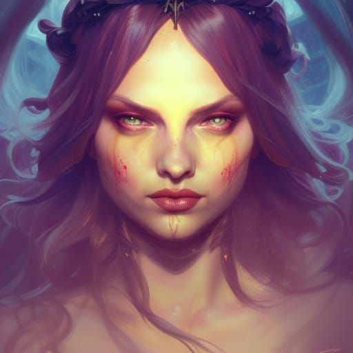 Detailed Portrait of a Fantasy Witch