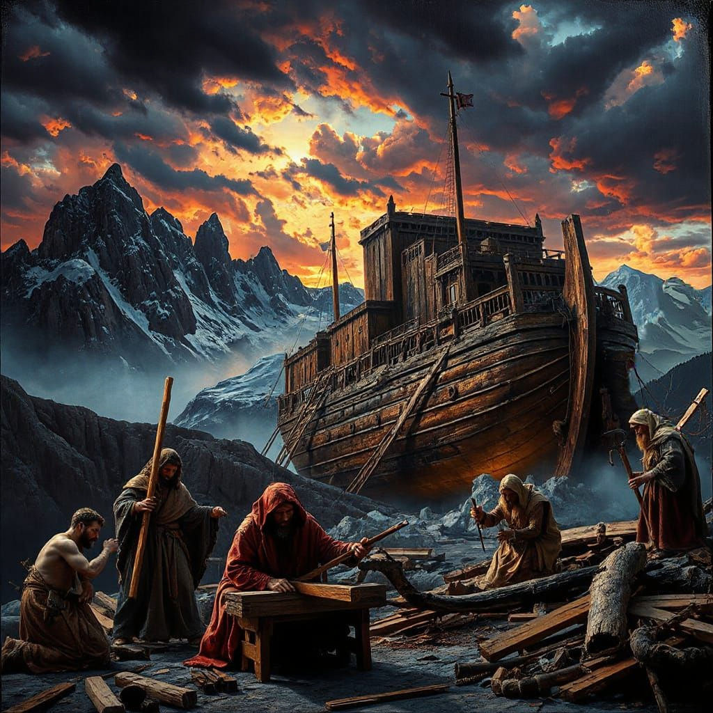 Noah's Ark Construction: A Biblical Masterpiece