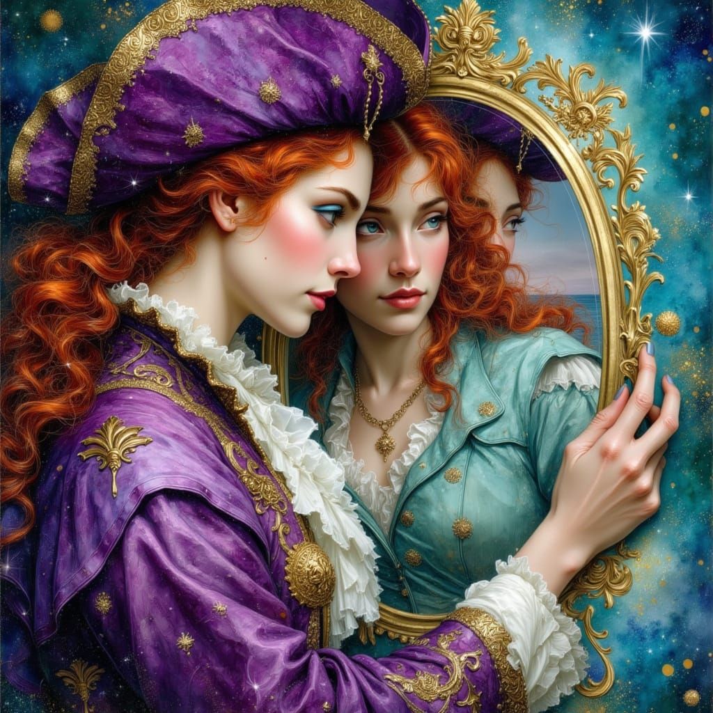 Pirate King and Queen in Dark Fantasy Style