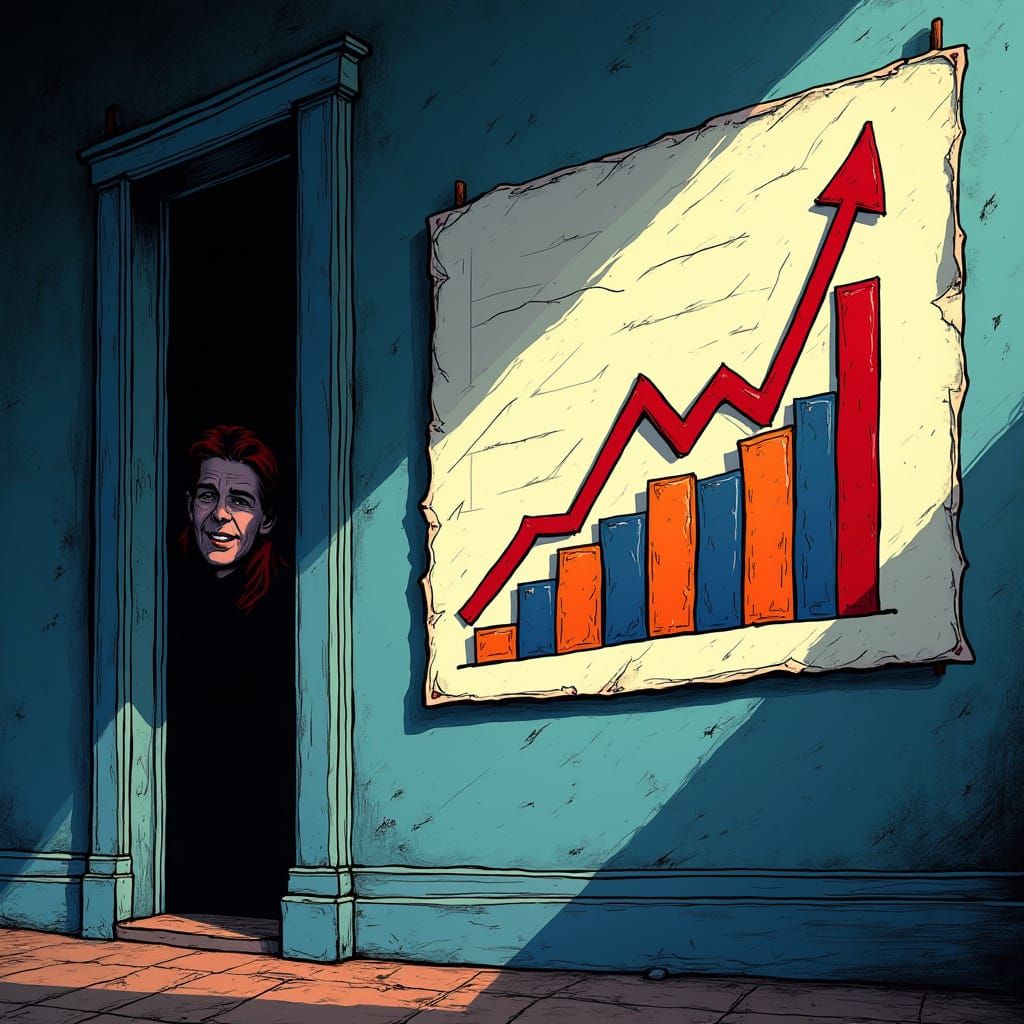 Financial Growth Chart Unveiling Deceit