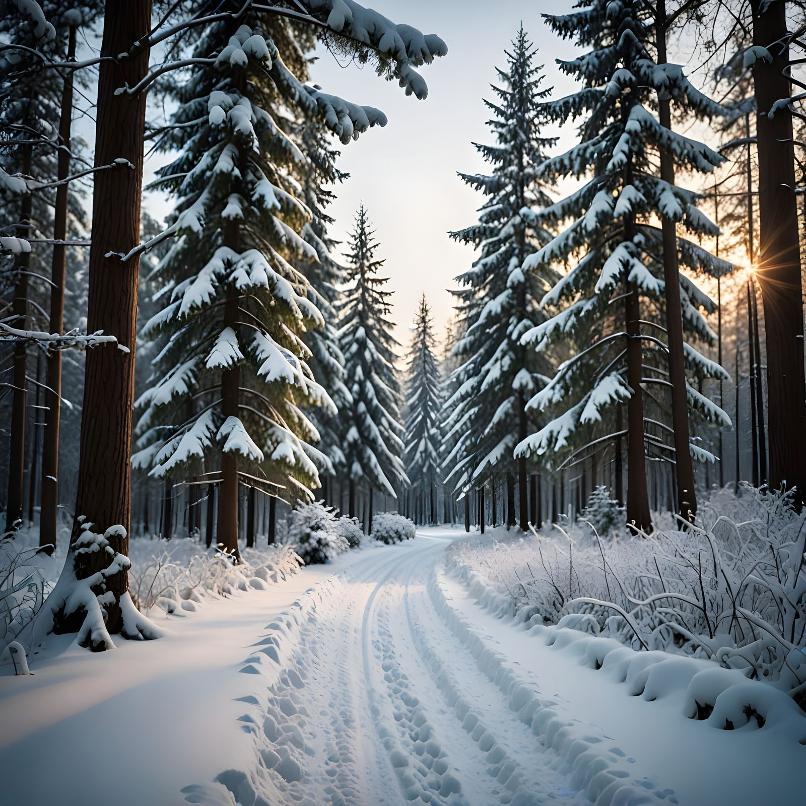 Winter Scene Captured in Stunning Professional Photography