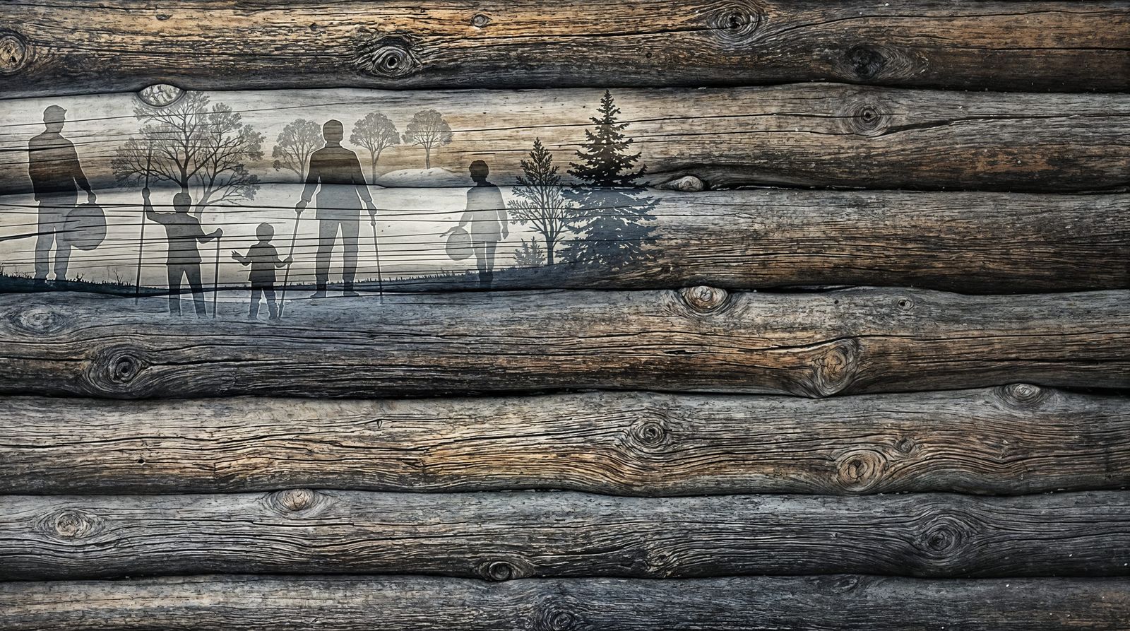 Log Cabin Soul: Frontier Echoes in Hyperrealistic Mixed Medi...