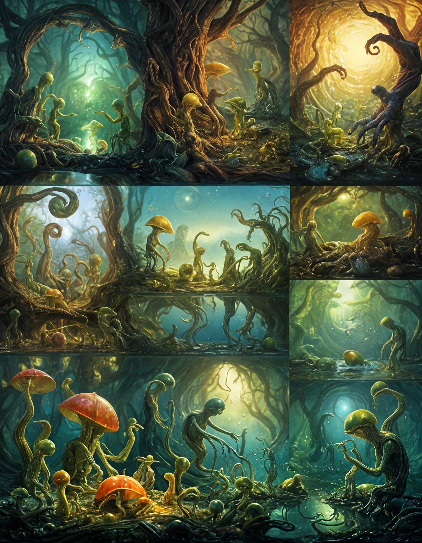 exploring an alien world