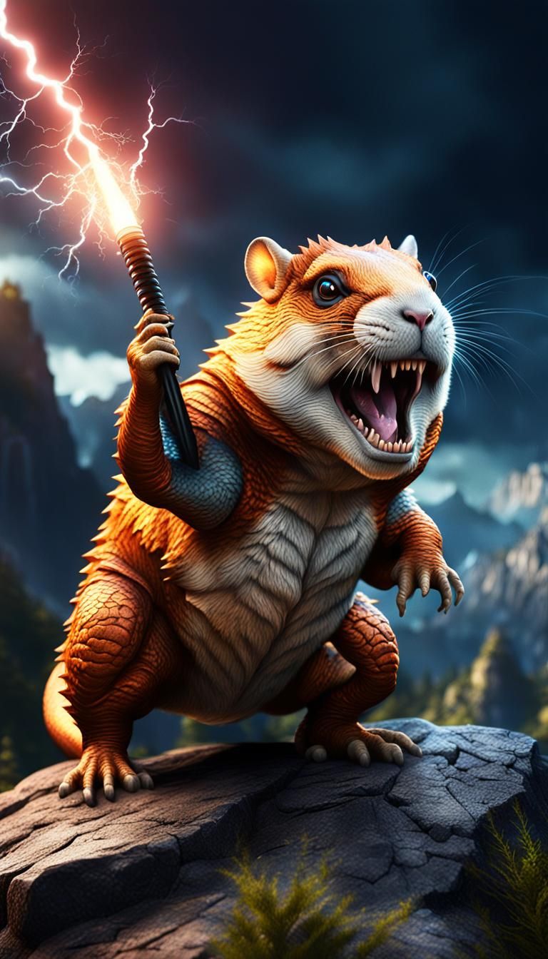 Hamster Kombat T-Rex Hybrid in Unreal Engine 5