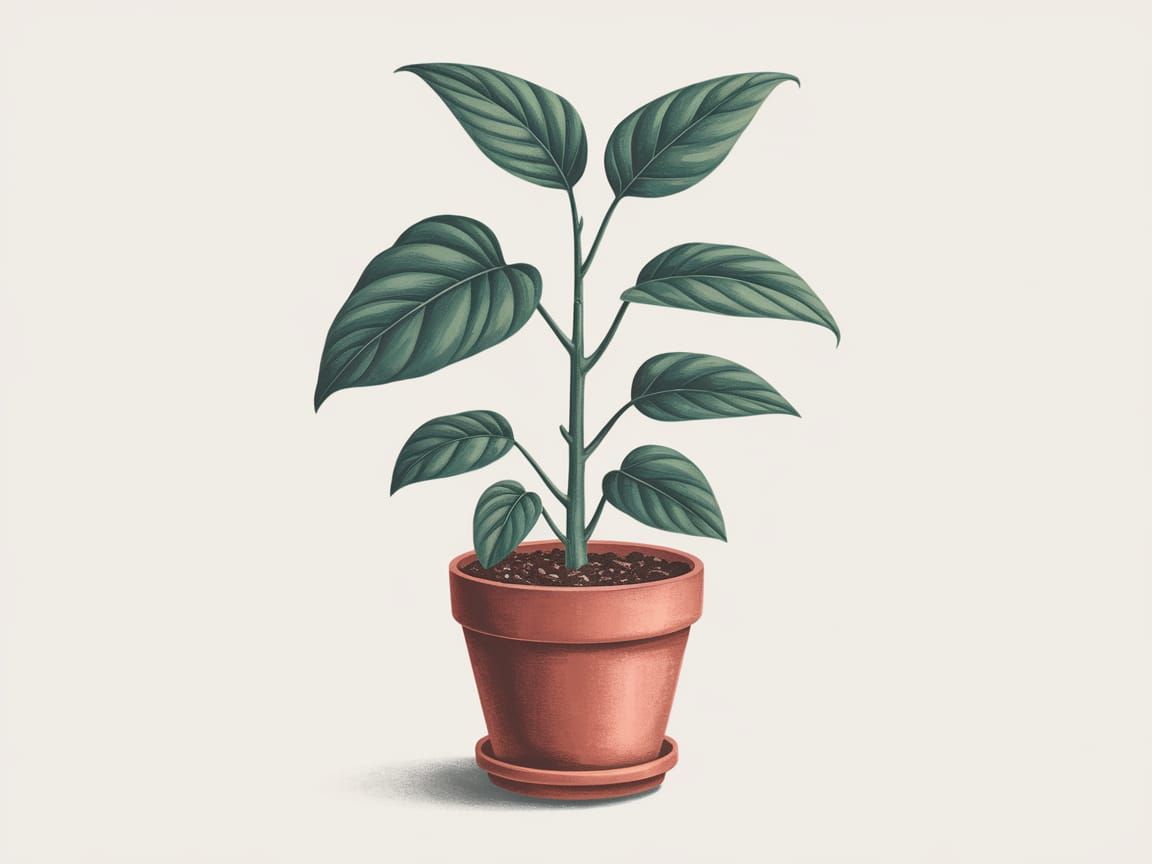 Botanical Algebra Unveiled in Whimsical Landscape