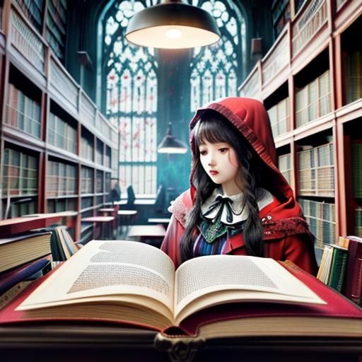 Red Riding Hood's Story Comes Alive: Watercolor Illustration