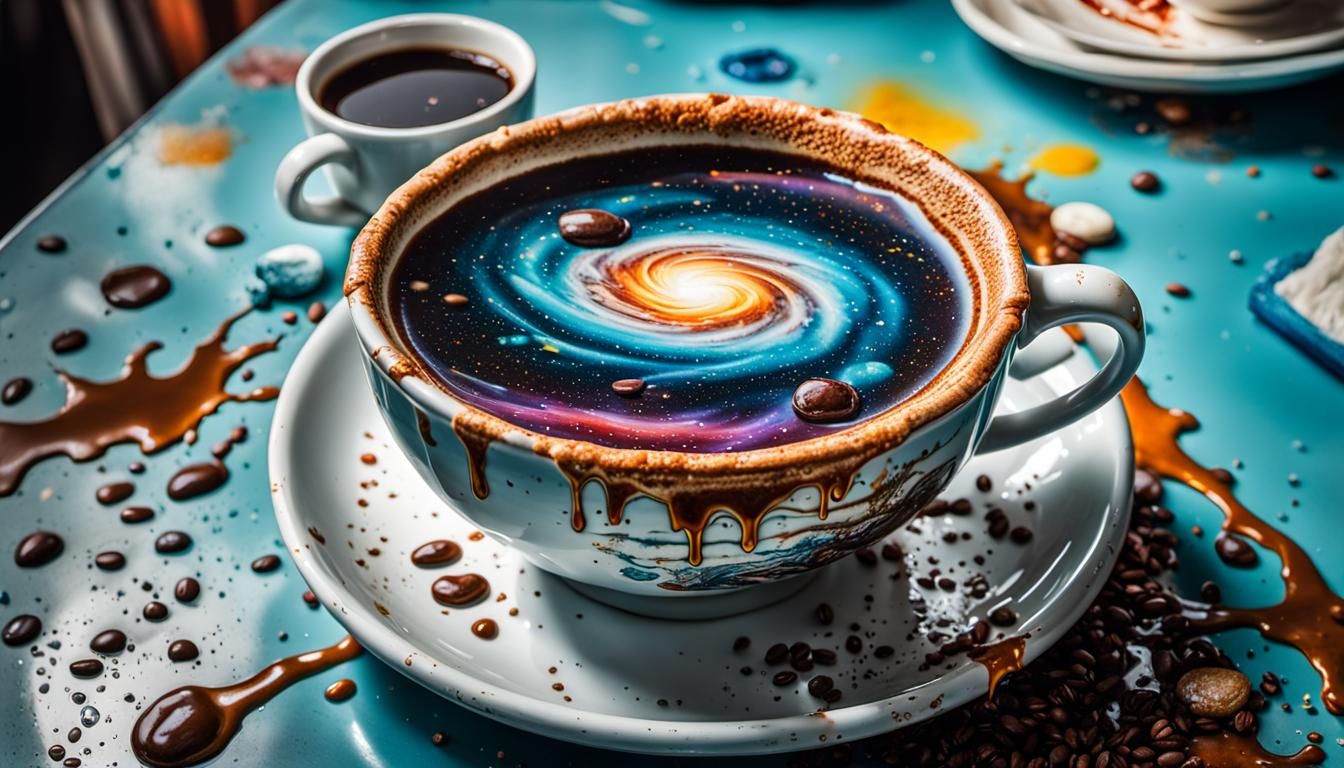 Universe in Coffee Cup: Graffiti Art in Diner