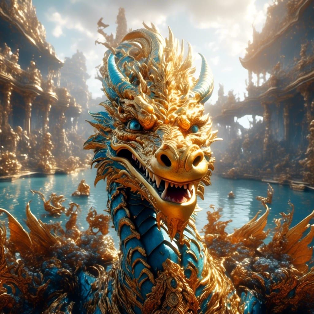 Cosmic Dragon Boat in Ultra HD Detail