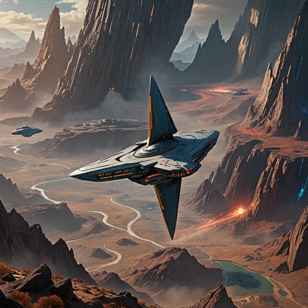 First Contact: Vulcan Meets Human in Detailed Art