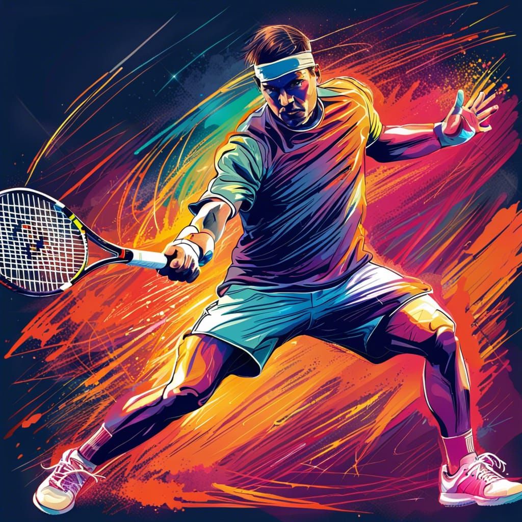 Dynamic Tennis Pro in Action