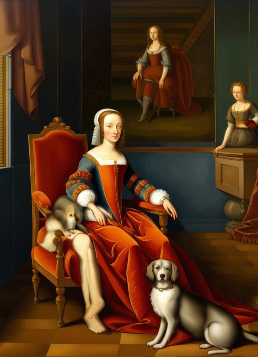 Diane de Poitiers in Renaissance Style, 8K