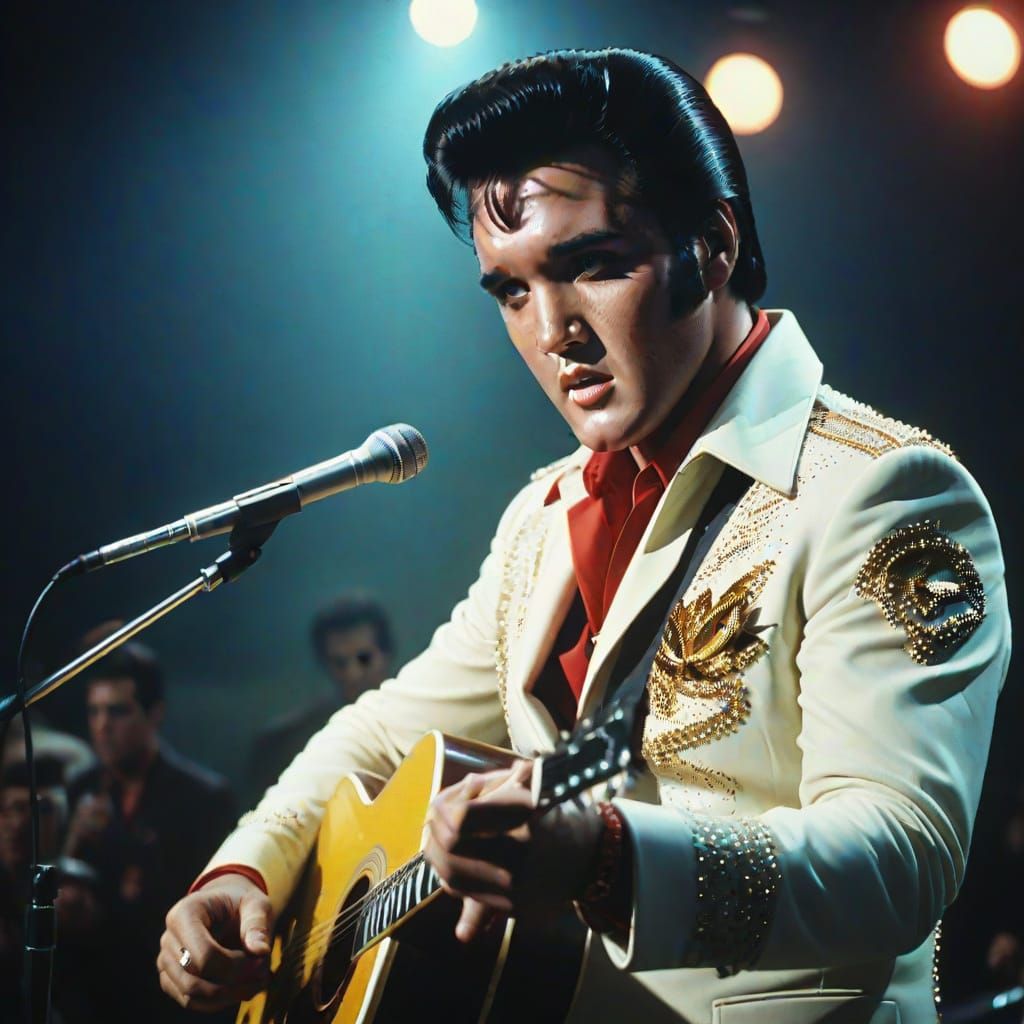 Elvis Presley Cinematic Film Portrait