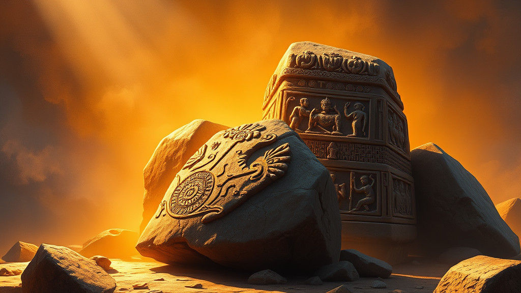 Ancient Carved Stones Tell Mahabharata Stories