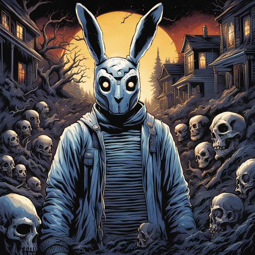 Donnie Darko Comic Book Art by Brooks and Mumford