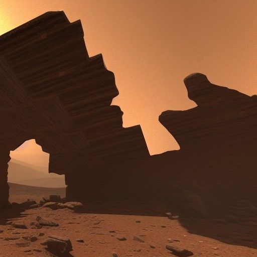 Martian Ruins: An AI Interpretation of Mars
