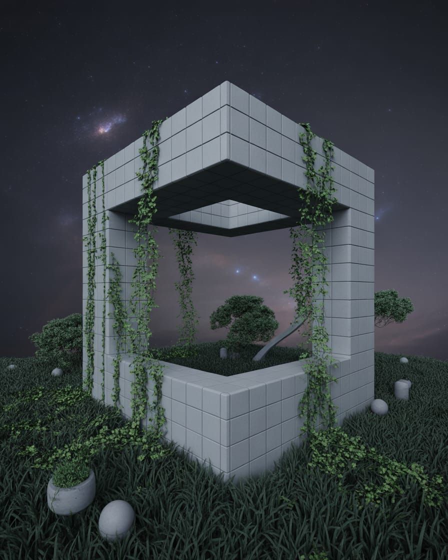 Neongray Hallucinating Vines That Shine